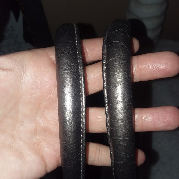 Trendy Gunmetal Grey Quilted Tote. - Picture 2 of 6